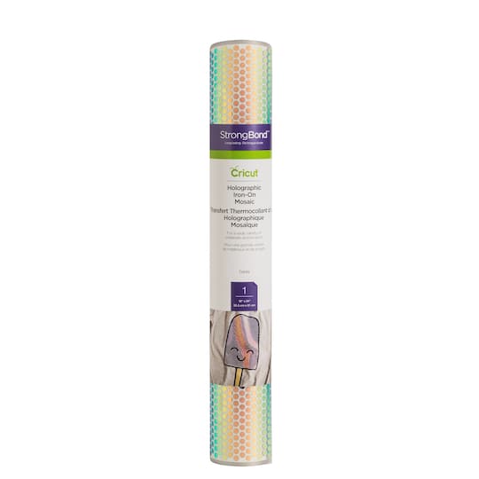 Cricut® Multicolored Holographic Iron-On Mosaic Circles
